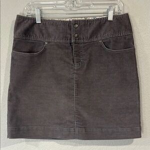 Athleta Ridge stretch corduroy mini skirt 8